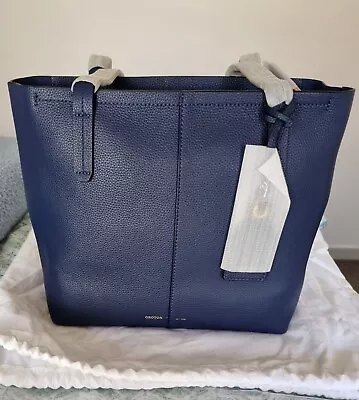 Oroton Lilly Small Shopper Tote Azure Blue BNWT • $120