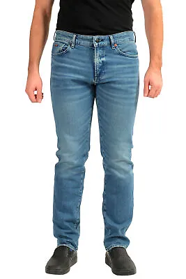 Hugo Boss Men's  Maine BC-L-C  Regular Fit Blue Wash Straight Jeans • $69.99