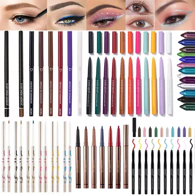 Color Matte Eyeliner Pencil Waterproof Eye Liner Pen Long Lasting Makeup Cosmeti • £2.17