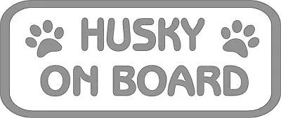 £2.99 • Buy Husky, Huskies On Board Car Van Sticker, Decal