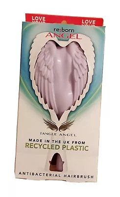 Tangle Angel Reborn Angel Lilac Antibacterial Wet/Dry Kids Detangling Hair Brush • £15.99