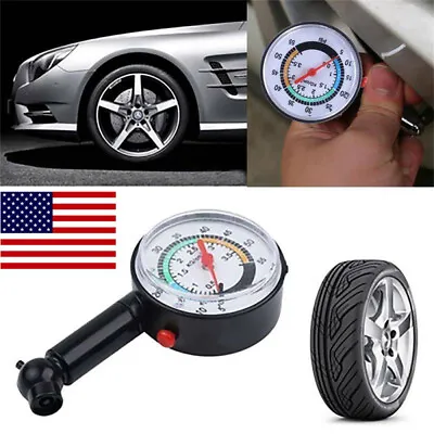 Tyre Tire Air Pressure Gauge Car Motorcycle Truck Vehicle Tester Dial Meter US • $3.39