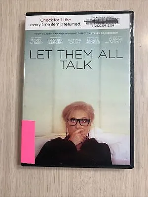 Let Them All Talk DVD 2020 PLAYS GREAT Meryl Streep Steven Soderbergh Movie • $5