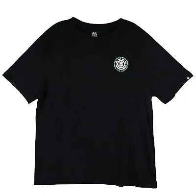 $14.95 • Buy Element Skateboard T-Shirt Back Logo Black - Extra Large 