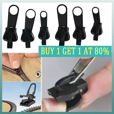 Fix A Zipper Replacement Repair Kit 3 Sizes Instant Zip Slider Tool NEW • £2.72