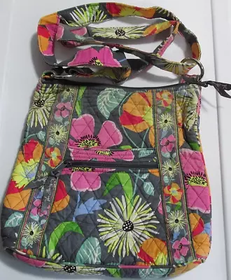 Vera Bradley Jazzy Blooms Purse Bag Tote Hipster Crossbody Quilted • $13.95