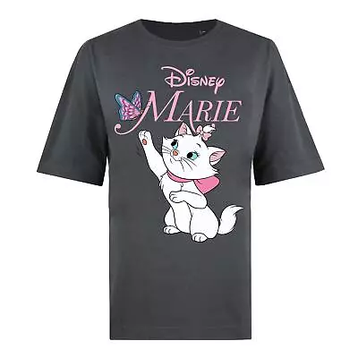 Disney Womens Oversized T-shirt Aristocats Marie & Butterfly Top S-XL Official • $17.41