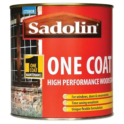 Sadolin One Coat High Performance Woodstain 500ML - ALL COLOURS!!! • £17.99