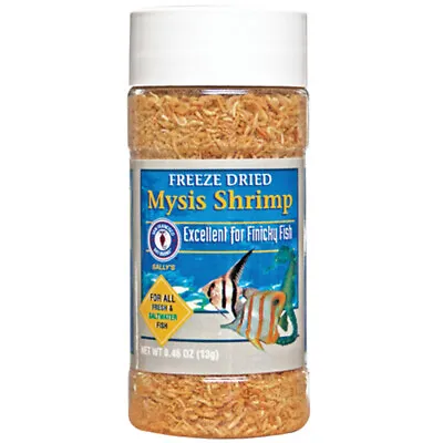 San Francisco Bay Brand Mysis Shrimp Freeze Dried 0.46 Oz Food For Finicky Fish • £13.49