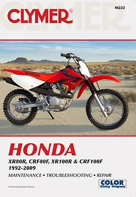 1992-2009 Honda XR80R CRF80F XR100R CRF100F Repair Service Workshop Manual M222 • $36.98