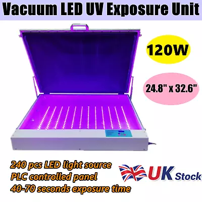 £923.40 • Buy QOMOLANGMA Tabletop Precise 24.8in X 32.6in 120W Vacuum LED UV Exposure Unit