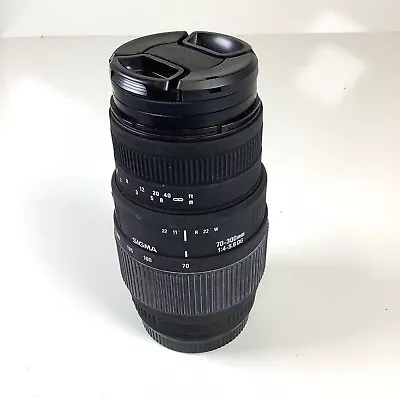 Sigma DG 70-300mm F/4-5.6 Macro AF Lens For Canon EF Mount Camera W/Caps • $55