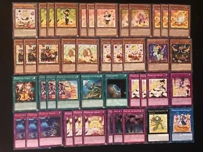 Yugioh Madolche Deck- Puddinggess- Chouxvalier- Hootcake- Ticket- Chateau Nm • $34.99