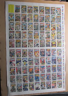 X-men 1990 Marvel Entertainment Comic Images Full Uncut Sheet X-men Covers • $299.97