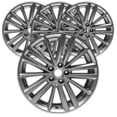 17  Machined W/Silver Pockets Rim By JTE For 2012-2016 Subaru Impreza [Set Of 4] • $679.78