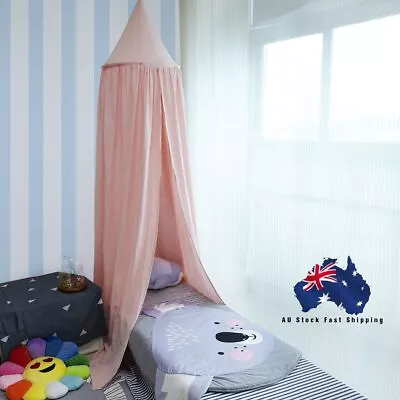 Kids Baby Bed Canopy Mosquito Net Princess Curtain Bedding Dome Tent Bedcover • $26.30