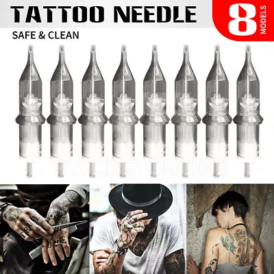 5/10/20 Pcs Disposable Tattoo Needle Cartridges Sterilized Round Liners Shaders • $15.19