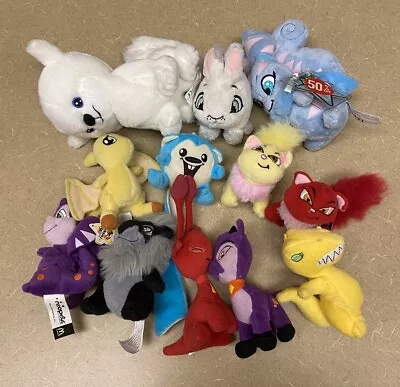 LOT OF 12 Neopets Petpet Bunny Dogglefox Usul Shoyru Wocky Ixi McDonalds Plush • $60