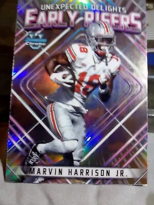 Marvin Harrison Jr. 2023 Bowman Chrome Rookie REFRACTOR RC Early Risers ER-5 • $6