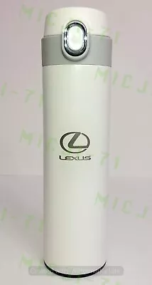 Lexus F Sport Stainless Thermal Mug Push Cap Tumbler Cup Travel 18oz (White) • $29.99