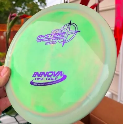 Star Mystere Distance  Swirls (One Of A Kind) 177G Halo Disc Golf Innova  #3337 • $69