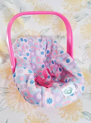 Pink Cabbage Patch Doll Baby Carrier With Cover Plastic With Handle • $45