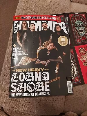 Metal Hammer Magazine 383 Feb 24 Lorna Shore Cover 3of4 4 Iron Maiden Postcards • $14.92