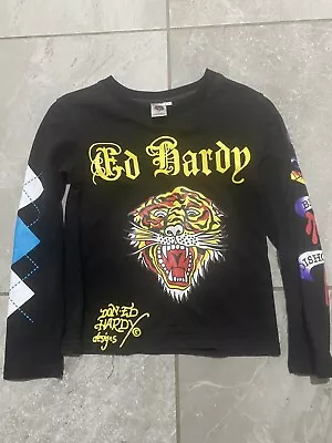 Ed Hardy Boys Long Sleeve Top Size 4 • $25