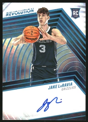 $45 • Buy 2022-23 Panini Revolution Rookie Autographs Infinite #16 Jake LaRavia Auto /25