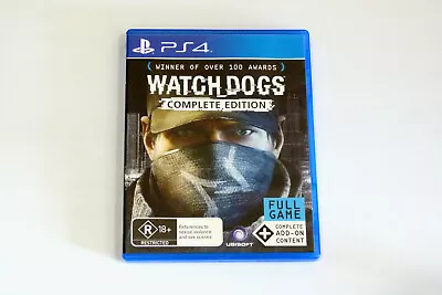 Very Good Condition WATCH  DOGS COMPLETE EDITION Video Game Playstation 4 PS4 • $24