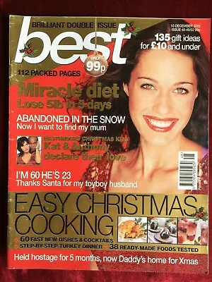 BEST Magazine 10-December-2002 Julie Walters Liberty X Kim Wilde Samia Ghadie UK • £11.99