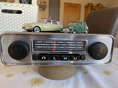 1970s VW Beetle Original  Fm Classic Vintage Car Radio With Mp3/ipod Input Lead • $347.38