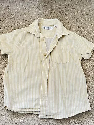 Zara Boys Linen Dress Shirt Size 4-5 Years • $12