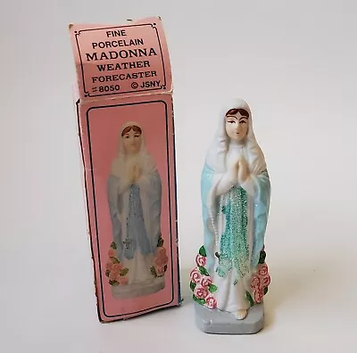 Vintage Porcelain Madonna Weather Forecaster Mary Religous Statue • $17.95