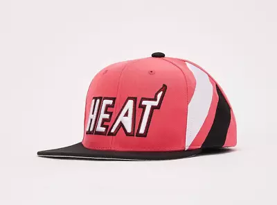 Men's Mitchell & Ness Miami Heat Heritage Snapback Hat • $12.99