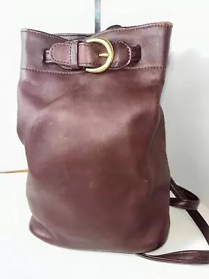 Coach 4162 Vintage Cowhide Dark Brown Cornelia Daypack Backpack-purse  • $89.99