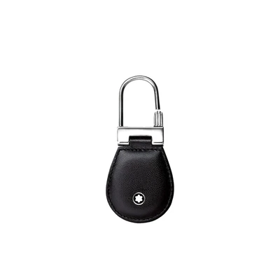 £135.17 • Buy Mens Keychain Montblanc Meisterstück 14085 Key Fob In Black Steel With Ring Hook