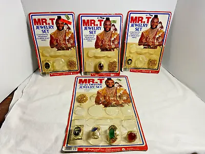 Vintage 1983 The A-TEAM MR. T 11 Piece JEWELRY SET: PENDANTCHAINS RINGS (READ) • $30.99