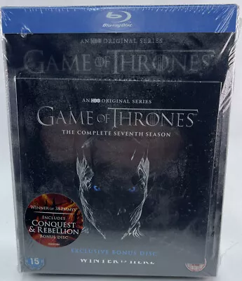 Game Of Thrones - Season 7 - New/Sealed Blu-ray & Conquest Rebellion/Bonus Disc • £25