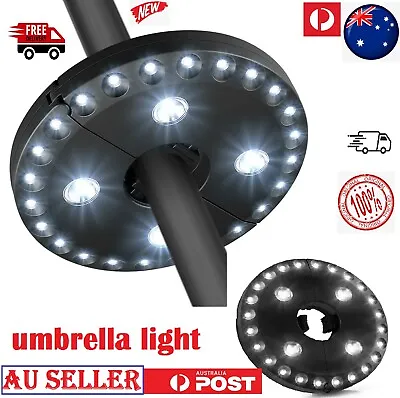 $24.99 • Buy New Patio Umbrella Light 28 LED Outdoor Garden Yard Lawn Night Lights Cordless