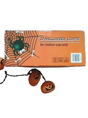 2 Boxes Of 20 Halloween Lights. Indoor Use Only. Pumpkin Lanterns • £5