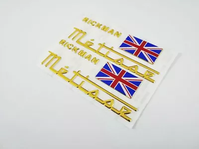 Motorcycle STICKER 3D Decals For RICKMAN METISSE Classic Cut Union Jack One Pair • $10.20