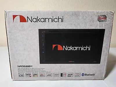 Nakamichi NA3600M 2 Din DVD AV Receiver With 6.75  Touch Panel • $175