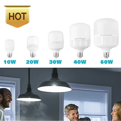 Equivalent Energy Saving E26/E27 LED Light Bulbs 100W/200W/300W/400W/600W Watt • $6.90