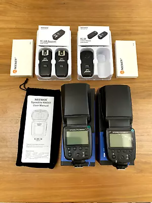 £3.20 • Buy 2 X Neewer NW-561 Flash Speedlite Trigger & 2 Receivers