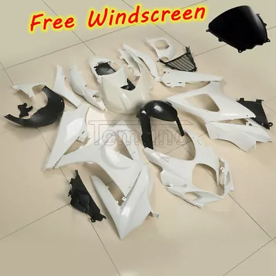 Unpainted ABS Injection Fairing Bodywork Kit Fit For Suzuki GSXR1000 07-08 K7 K8 • $219.80