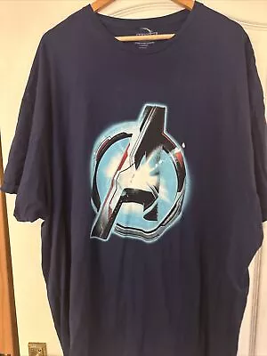 Marvel Avengers Cotton Blue Men’s T-shirt - Size XXXXXL 5XL • £0.99