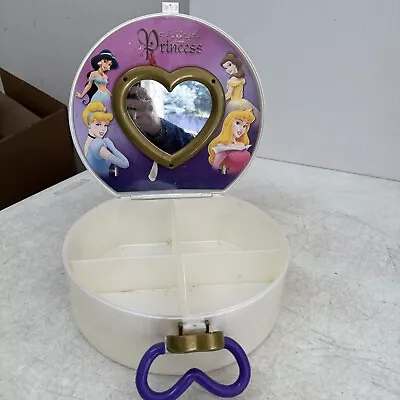 Disney Princess Jewelry Box With Mirror Vintage Cinderella Bella • $36