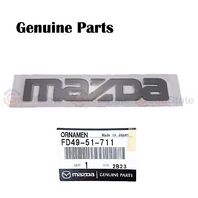 GENUINE Mazda RX 7 FD Series 8 FD3S 13B Rotary Rear Trunk Boot Emblem Badge • $187.30