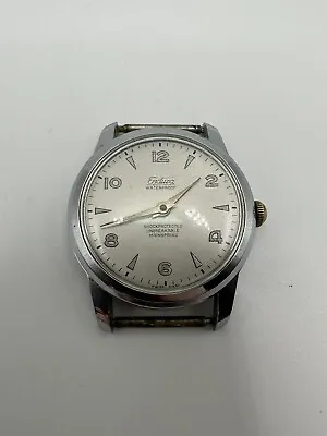 Endura Waterproof Project Men’s Swiss Silver Mechanical Vintage Watch 36mm • $36.35